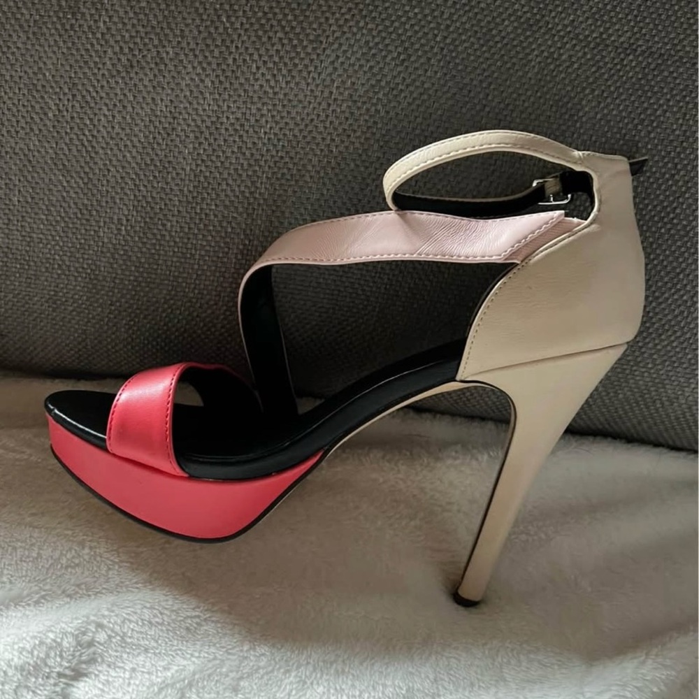 Call It Spring Pink and Cream High Heels